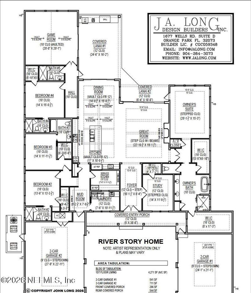 5 bedroom Single Family Residence at 12771 River Story Court, River Story, Jacksonville — photo 3