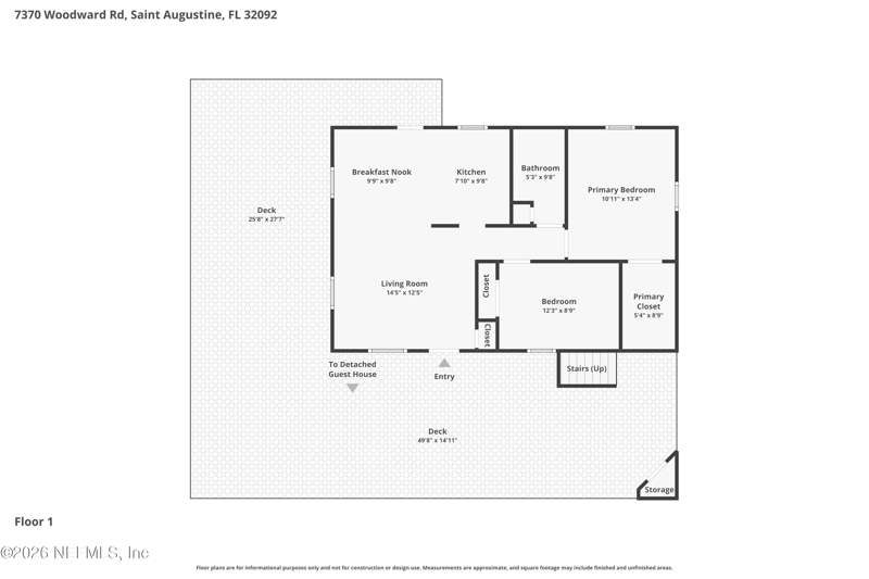 3 bedroom Single Family Residence at 7370 Woodward Road, Rowands, St. Augustine — photo 2