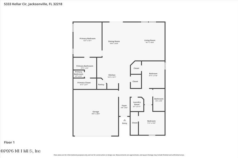 3 bedroom Single Family Residence at 5333 Kellar Circle, Osprey Landing, Jacksonville — photo 3