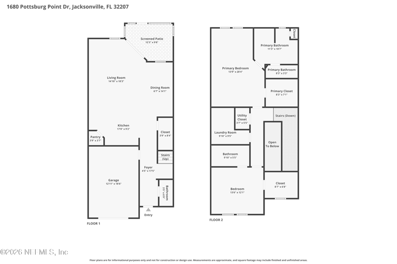 2 bedroom Townhouse at 1680 Pottsburg Point Drive, Pottsburg Pointe, Jacksonville — photo 2
