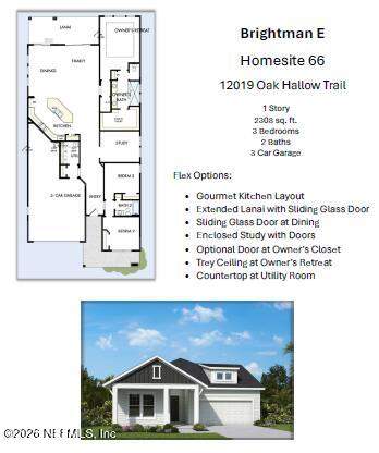 3 bedroom Single Family Residence at 12019 Oak Hollow Trail, Everrange, Jacksonville — photo 2