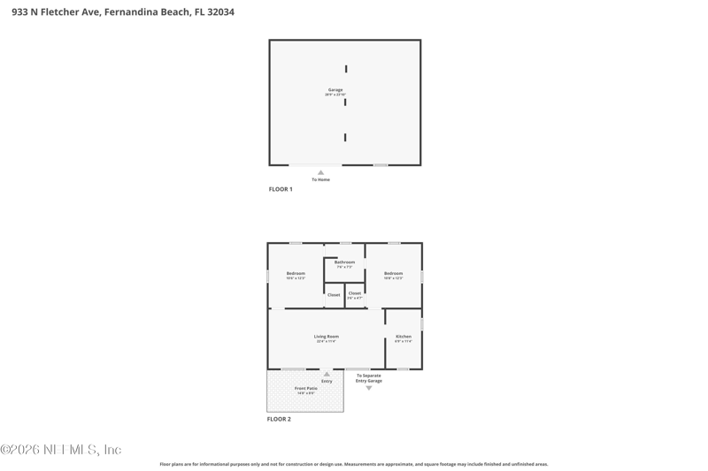 2 bedroom Single Family Residence at 933 N Fletcher Avenue, Fernandina Beach, Fernandina Beach — photo 2