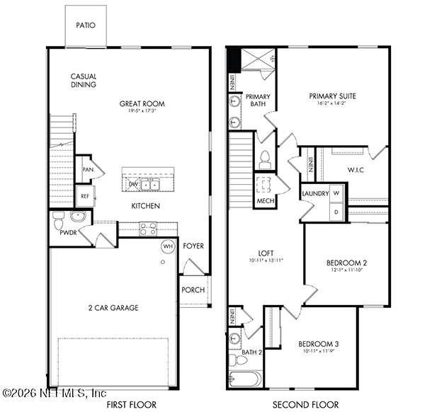 3 bedroom Townhouse at 9793 Harper Village Circle, Cypress Meadows, Jacksonville — photo 2