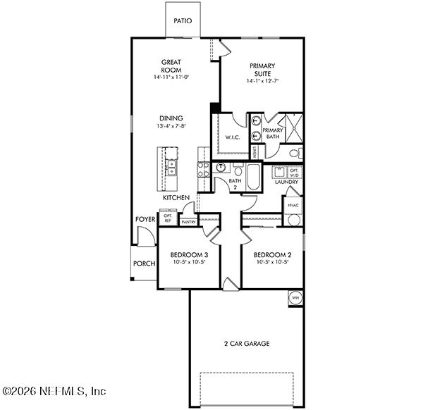 3 bedroom Single Family Residence at 10659 Lishwood Way, Kings Preserve, Jacksonville — photo 2