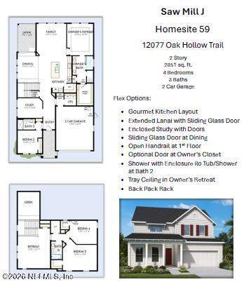 4 bedroom Single Family Residence at 12077 Oak Hollow Trail, Everrange, Jacksonville — photo 2