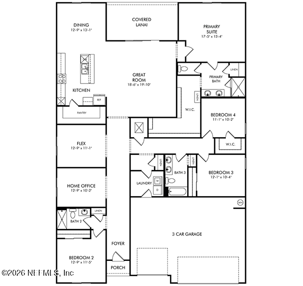 4 bedroom Single Family Residence at 12710 Fabius Way, Azalea Creek, Jacksonville — photo 2