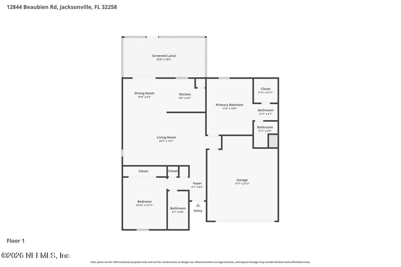 2 bedroom Single Family Residence at 12844 Beaubien Road, Manor Del Rio, Jacksonville — photo 2