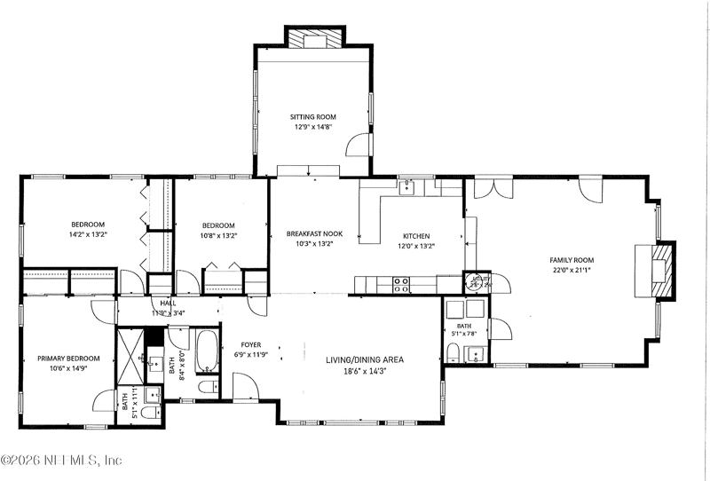 3 bedroom Single Family Residence at 4719 Ivanhoe Road, Ortega Forest, Jacksonville — photo 2