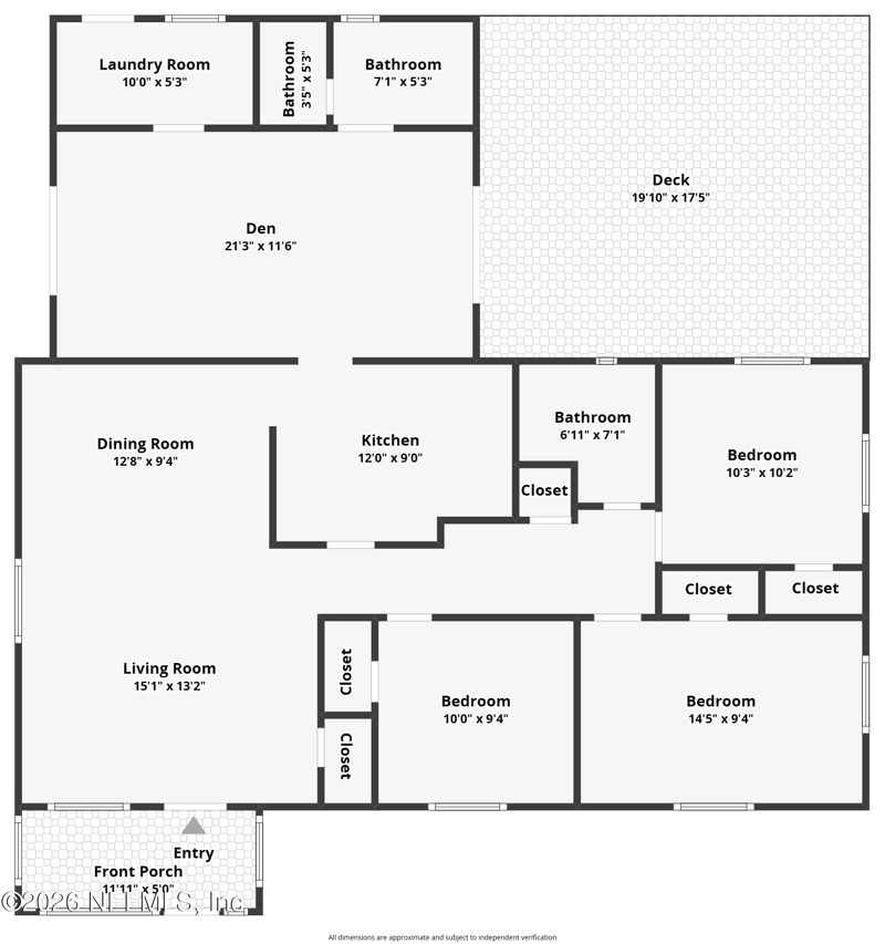 3 bedroom Single Family Residence at 1318 8th Street, Beach Homesites, Jacksonville Beach — photo 2