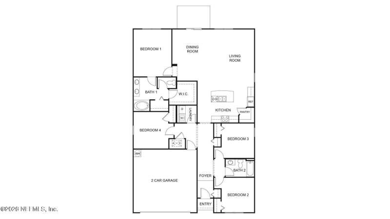 4 bedroom Single Family Residence at 2100 Denton Trace, Willow Springs, Green Cove Springs — photo 2