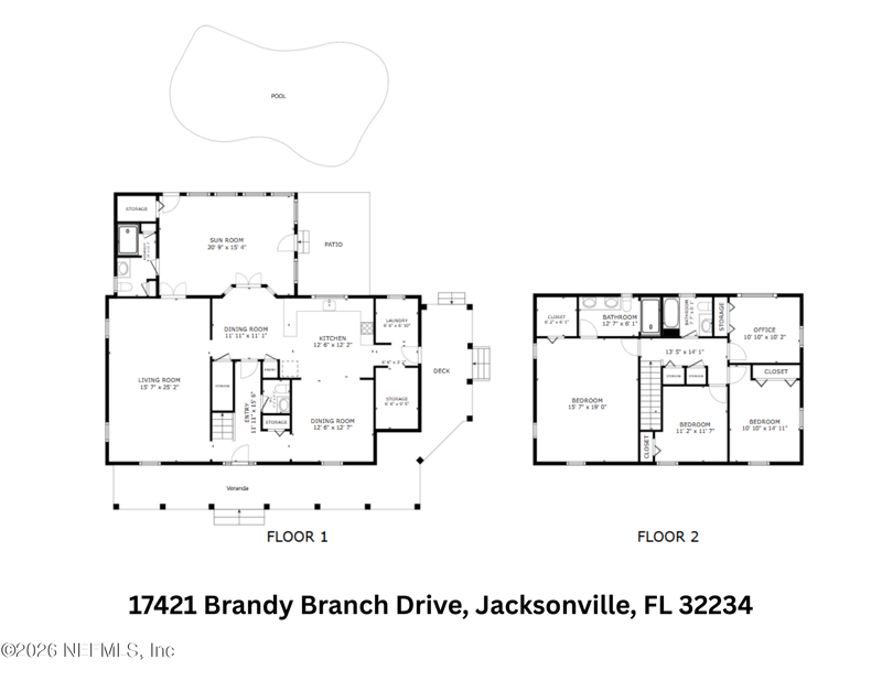 4 bedroom Single Family Residence at 17421 Brandy Branch Road, Jacksonville, Jacksonville — photo 3