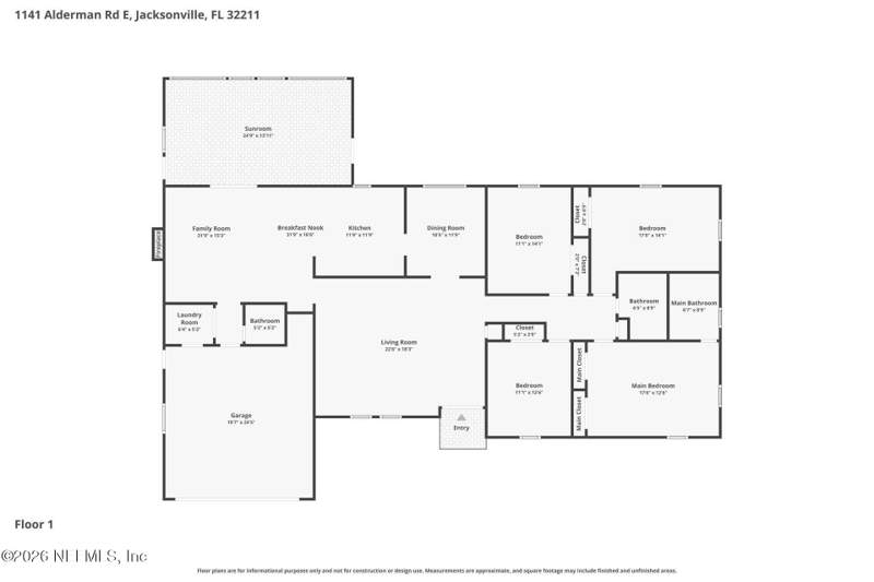 4 bedroom Single Family Residence at 1141 Alderman Road, Alderman Park, Jacksonville — photo 4