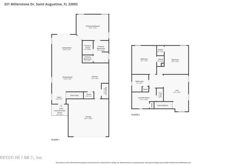 3 bedroom Single Family Residence at 331 Millerstone Drive, Silverleaf, St. Augustine — photo 3