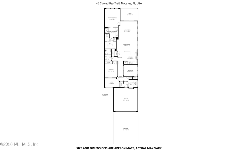 3 bedroom Single Family Residence at 46 Curved Bay Trail, Del Webb Nocatee, Ponte Vedra — photo 2