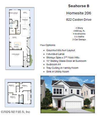 4 bedroom Single Family Residence at 822 Caiden Drive, Seabrook, Ponte Vedra — photo 2
