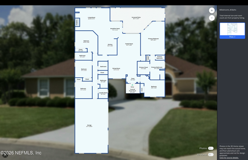 5 bedroom Single Family Residence at 514 Oakmont Drive, Country Club Of Op, Orange Park — photo 2