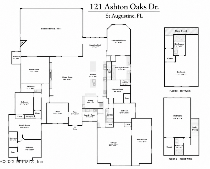 7 bedroom Single Family Residence at 121 Ashton Oaks Drive, Ranch Club@ashton Oaks, St. Augustine — photo 2