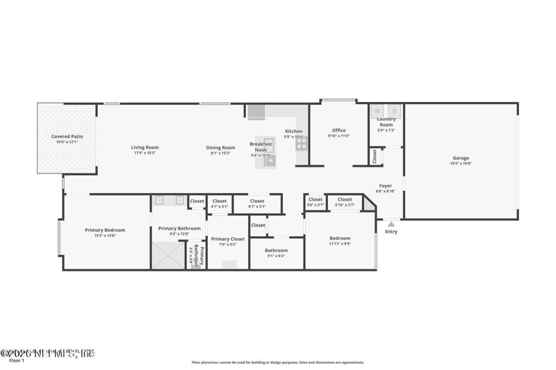 2 bedroom Single Family Residence at 4423 Sun Lily Court, Everlake, Jacksonville — photo 2
