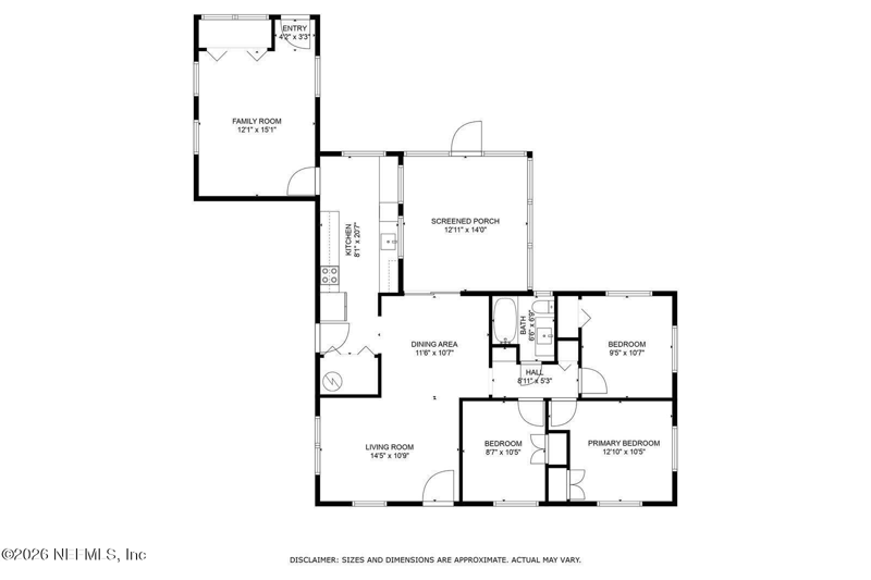 3 bedroom Single Family Residence at 1649 Griflet Road, Arlington Manor, Jacksonville — photo 2