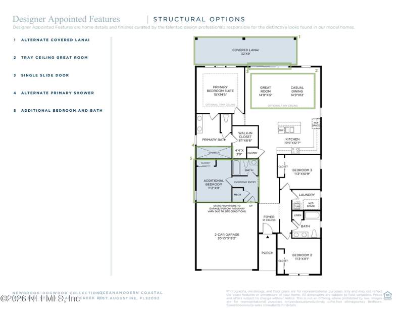 4 bedroom Single Family Residence at 70 Branch Creek Road #60, Silverleaf, St. Augustine — photo 5