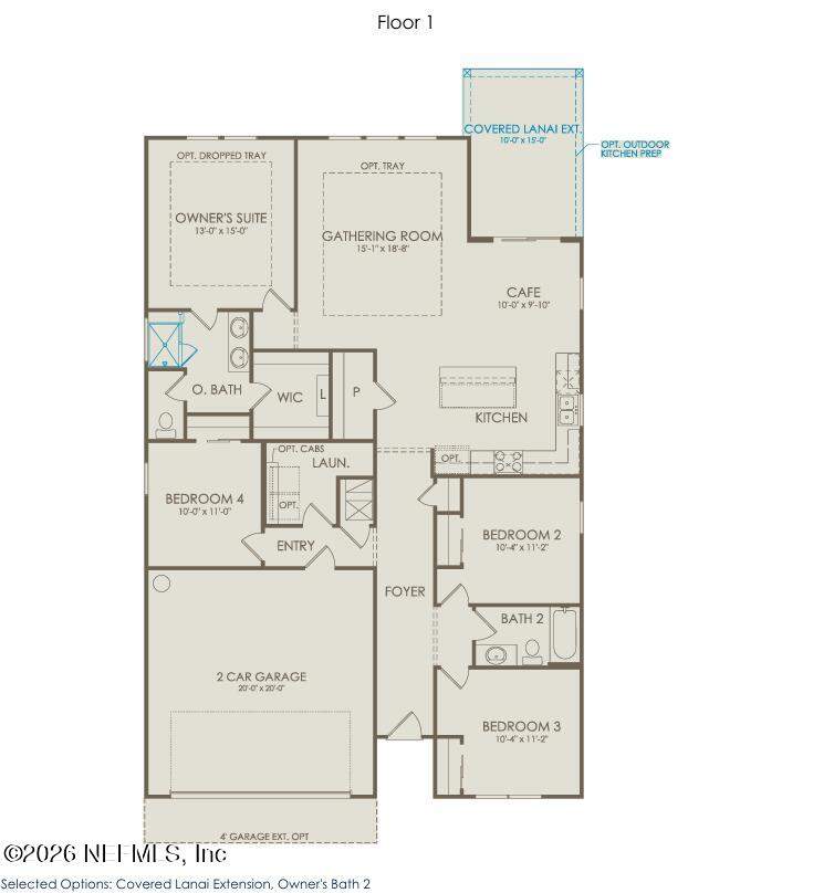 4 bedroom Single Family Residence at 606 Luminous Avenue, Landings at Greenbriar, St. Johns — photo 4