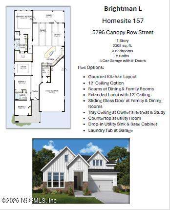 3 bedroom Single Family Residence at 5796 Canopy Row Street, Seven Pines, Jacksonville — photo 2