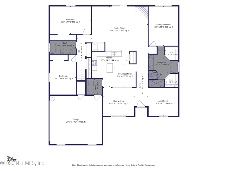 4 bedroom Single Family Residence at 601 Kilwinning Lane, Hickory Glen, Orange Park — photo 2