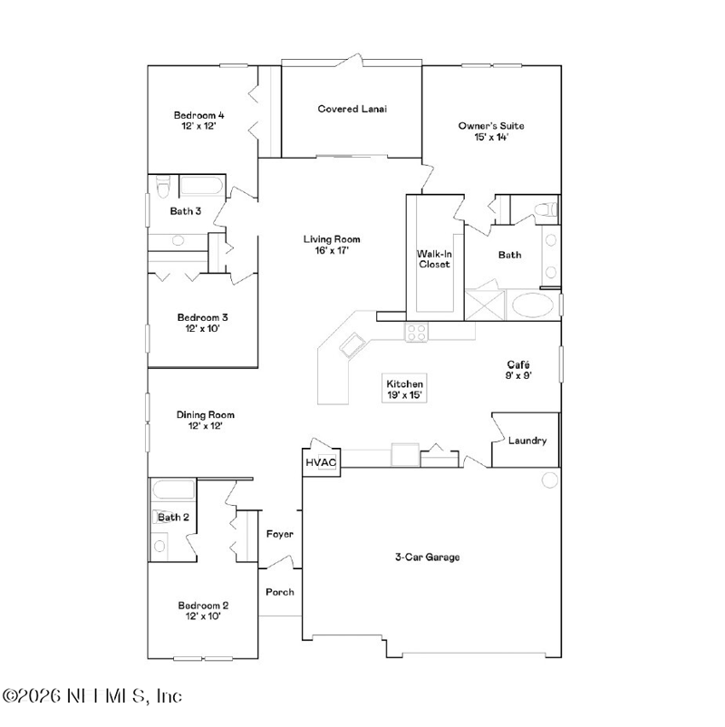 4 bedroom Single Family Residence at 2746 Pointed Leaf Road, Granary Park Phase 1, Green Cove Springs — photo 2