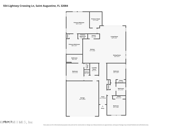 4 bedroom Single Family Residence at 554 Lightsey Crossing Lane, Arbors At Lightsey Crossing, St. Augustine — photo 2