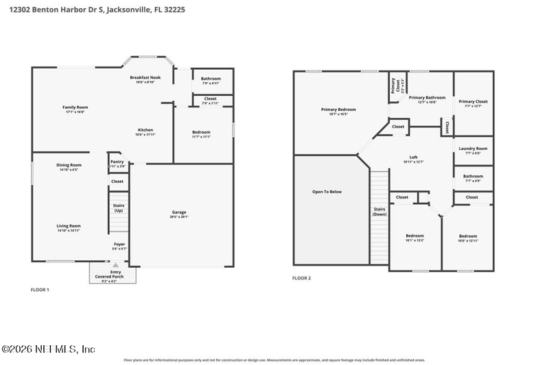 4 bedroom Single Family Residence at 12302 Benton Harbor Drive, Harbor Winds, Jacksonville — photo 3