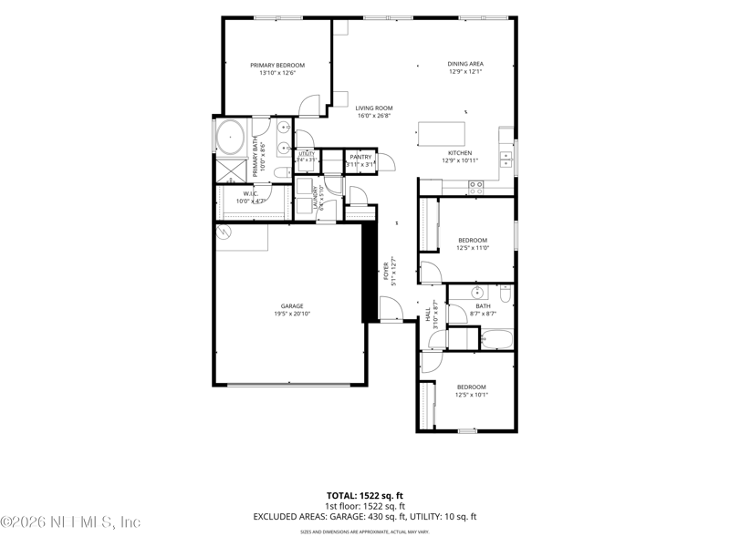 3 bedroom Single Family Residence at 6587 Burnt Creek Road, Sandler Lakes, Jacksonville — photo 2
