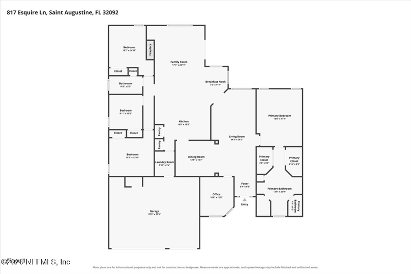4 bedroom Single Family Residence at 817 Esquire Lane, Wingfield Glen, St. Augustine — photo 2