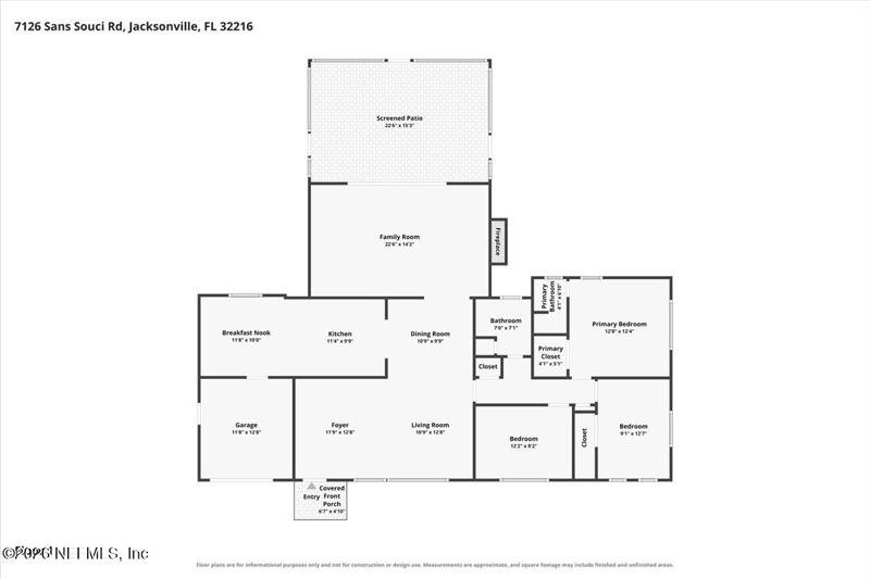 3 bedroom Single Family Residence at 7126 Sans Souci Road, San Souci Terrace, Jacksonville — photo 2