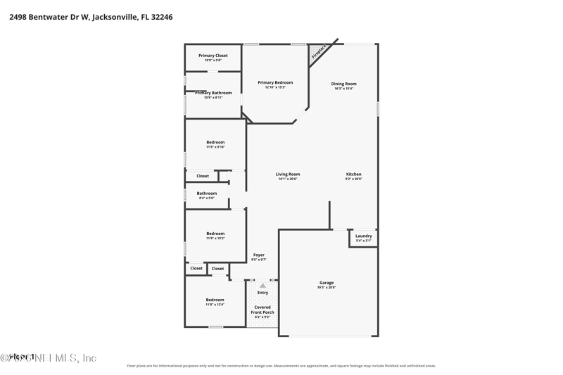 4 bedroom Single Family Residence at 2498 Bentwater Drive, Bentwater Place, Jacksonville — photo 3