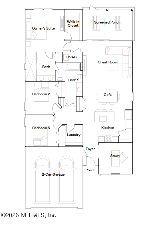 3 bedroom Single Family Residence at 2789 Firelight Lane, Edenbrooke At Hyland Trails At Creekview Trail, Green Cove Springs — photo 2