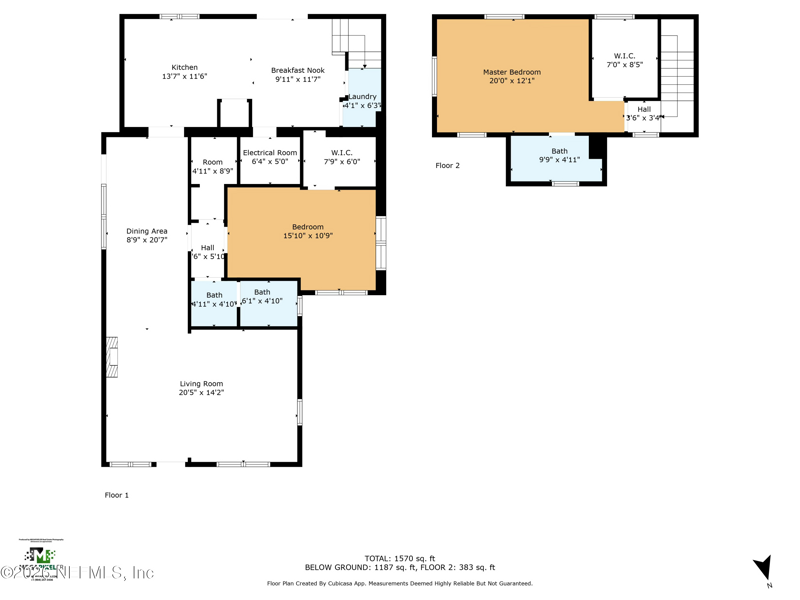 2 bedroom Single Family Residence at 1210 Inwood Terrace, South Riverside, Jacksonville — photo 2