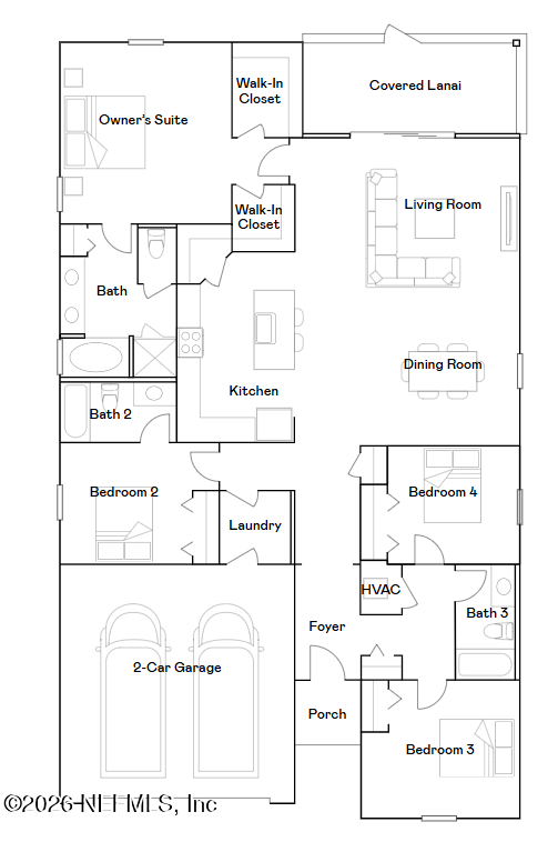 4 bedroom Single Family Residence at 2628 Field Daisy Lane, Granary Park Phase 1, Green Cove Springs — photo 2