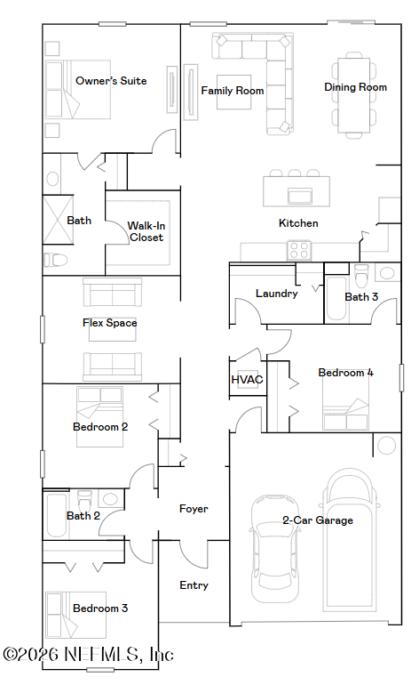 4 bedroom Single Family Residence at 3083 Grand Finale Street, Holstein Crossing, Green Cove Springs — photo 2