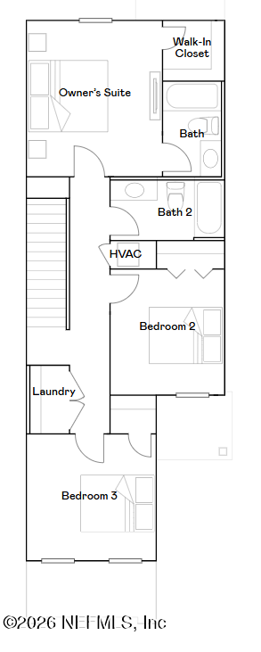 3 bedroom Townhouse at 6073 Falcon Gate Lane, Oak Hill Village Townhomes, Jacksonville — photo 2