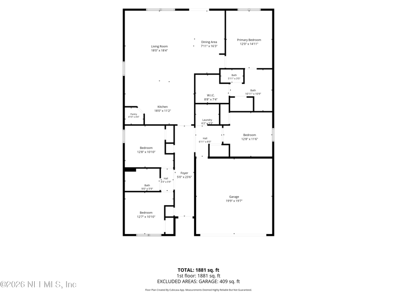 4 bedroom Single Family Residence at 5606 Hollow Birch Drive, Copes Landing Phase 1, Jacksonville — photo 2