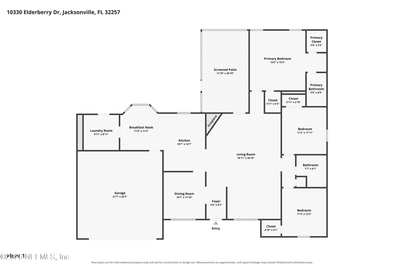 3 bedroom Single Family Residence at 10330 Elderberry Drive, Walnut Bend, Jacksonville — photo 2
