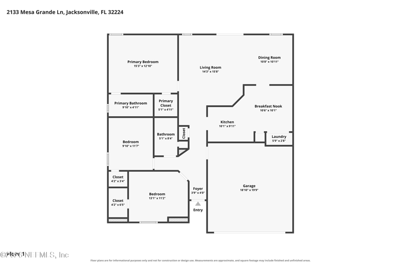 3 bedroom Single Family Residence at 2133 Mesa Grande Lane, San Pablo Creek, Jacksonville — photo 2