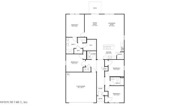 4 bedroom Single Family Residence at 12517 RUSSIAN OLIVE Road, The Arbors, Jacksonville — photo 2