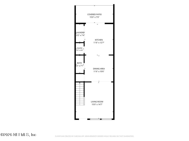 2 bedroom Townhouse at 6152 High Tide Boulevard, Sumerlin At Bartram, Jacksonville — photo 3