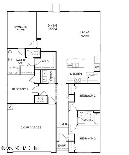 4 bedroom Single Family Residence at 6799 Langford Street, Villages Of Westport, Jacksonville — photo 2
