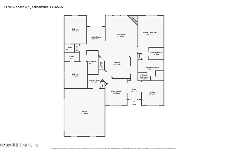 3 bedroom Single Family Residence at 11745 Donato Drive, Marshwinds, Jacksonville — photo 2