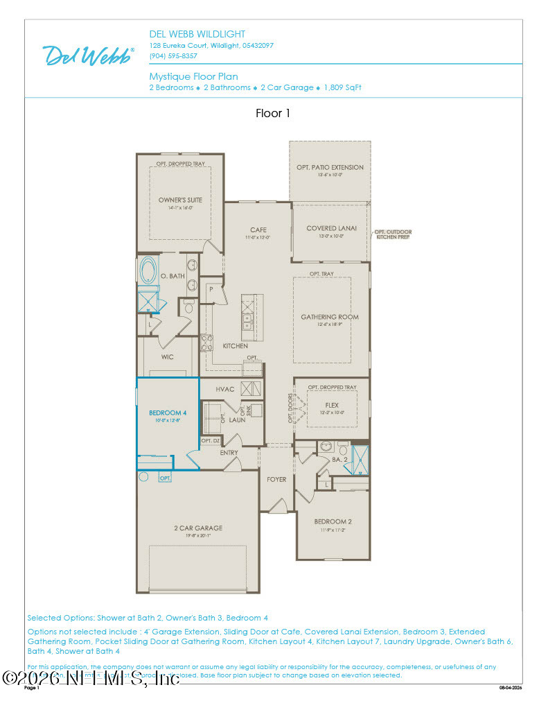 3 bedroom Single Family Residence at 517 Continuum Loop, Del Webb Wildlight, Yulee — photo 2