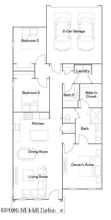 3 bedroom Townhouse at 10807 Corando Way, Cove at Southwood, Jacksonville — photo 3