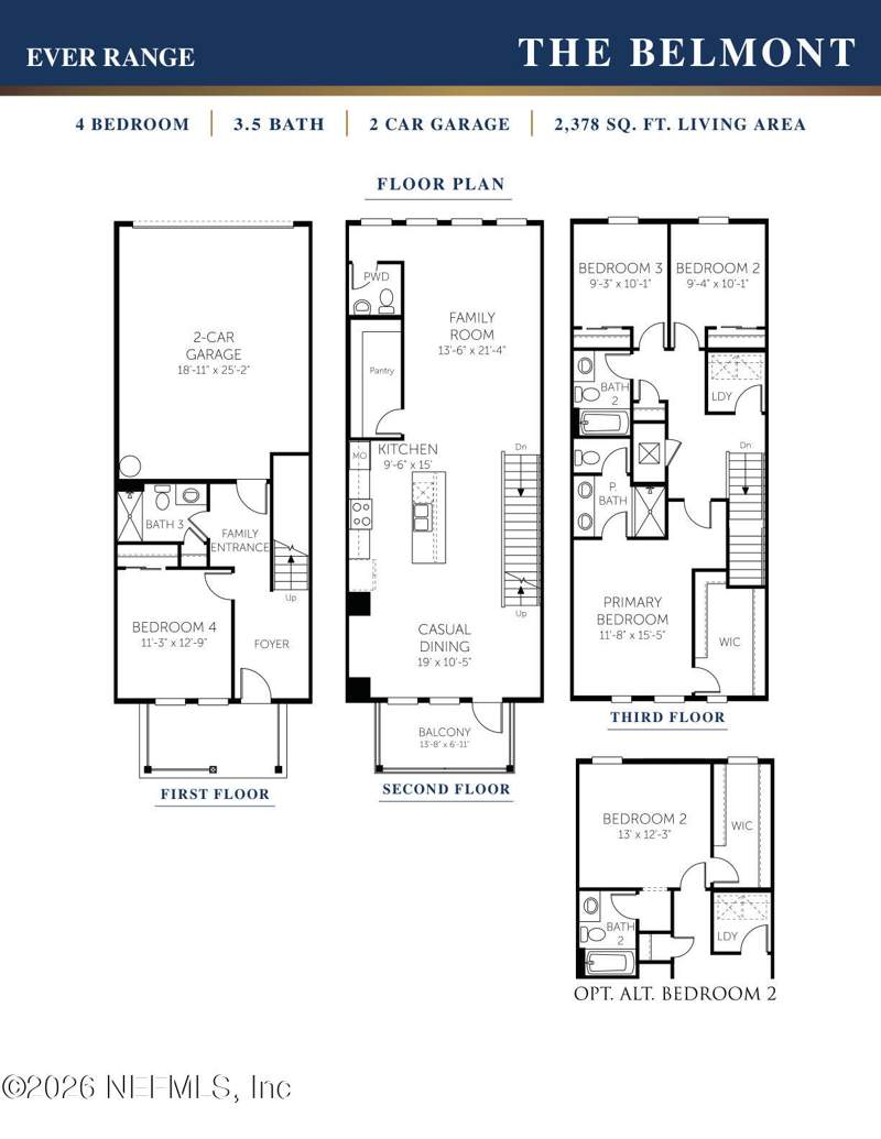 3 bedroom Townhouse at 12147 Ashview Lane #11-80, Everrange, Jacksonville — photo 3