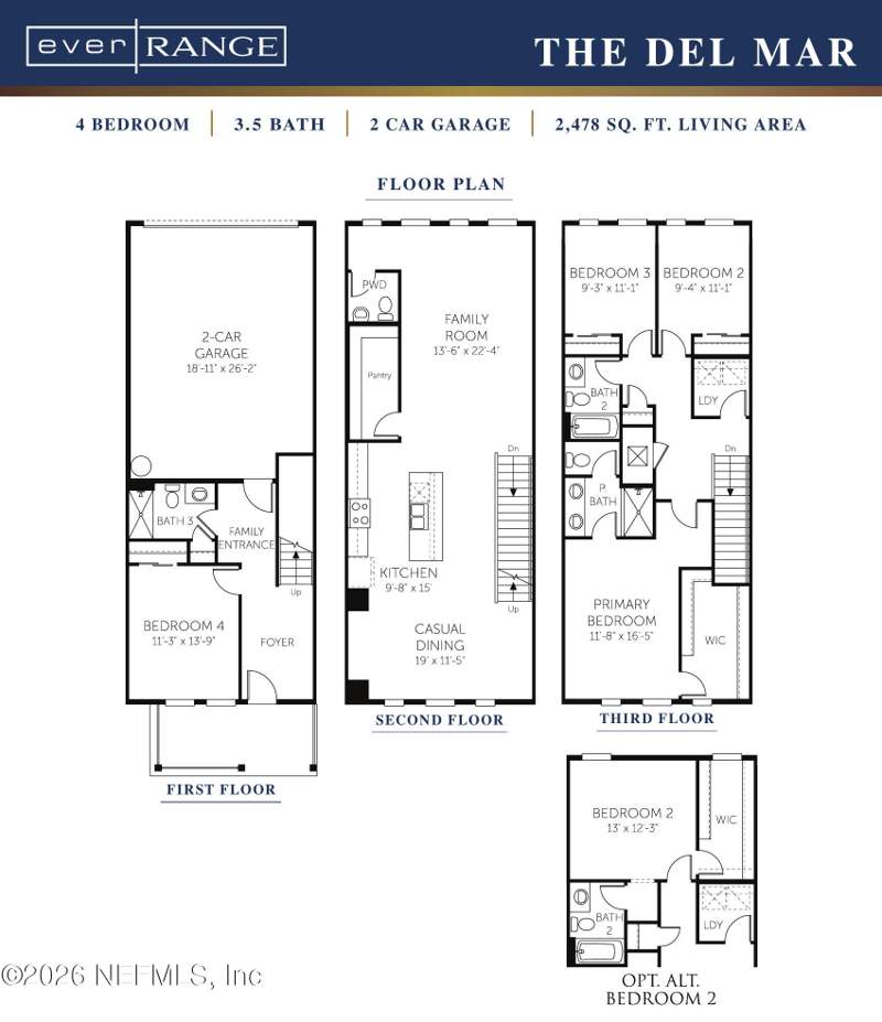4 bedroom Townhouse at 12149 Ashview Lane #11-79, Everrange, Jacksonville — photo 3